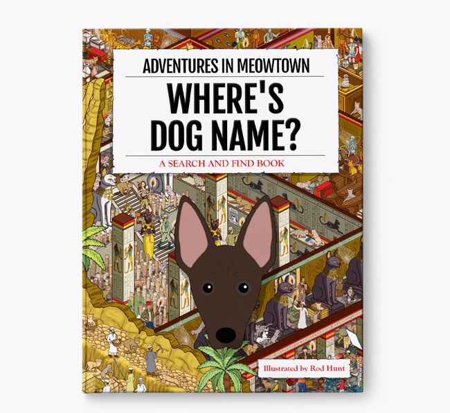 Personalised Mexican Hairless Book: Where's Mexican Hairless? Volume 2